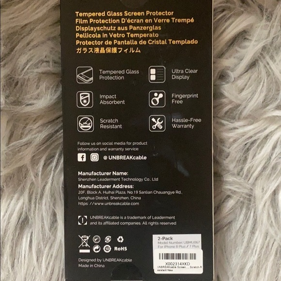 iPhone 8 Plus glass screen protector - Picture 2 of 3